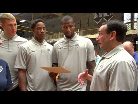 Coach K and the USA Men's National Team Visit West Point