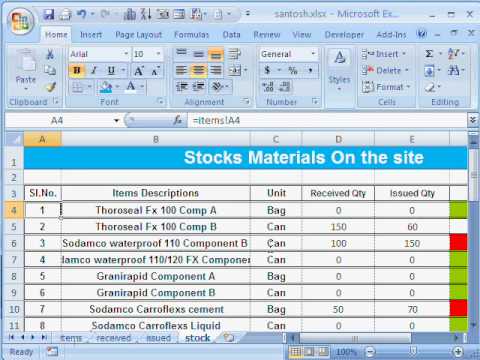 Inventory solution Microsoft Excel