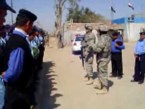 US Soldier In Iraq Talking Down to Iraqi Police