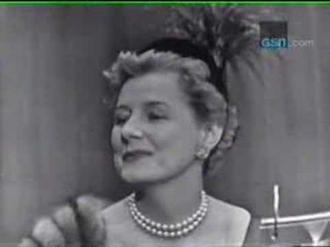 Irene Dunne on What's My Line?