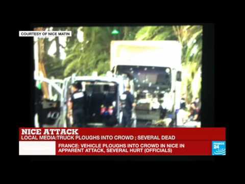 France: Truck ploughs into crowd in Nice during Bastille Day celebrations, several dead