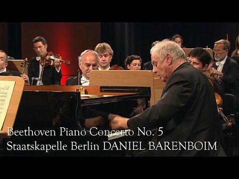 Daniel Barenboim: Beethoven Piano Concerto No. 5 in E flat major Op. 73