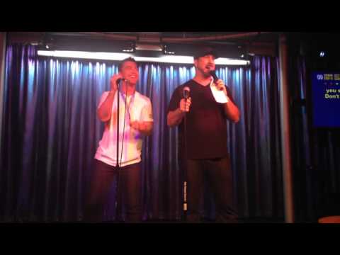 Lance Bass & Joey Fatone singing I want it that way - Backstreet boys / April 14,2016 #DirtyPopAtSea