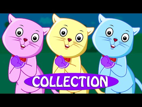 Three Little Kittens and Many More Kitten Cat Songs | Popular Nursery Rhymes Collection | ChuChu TV