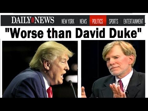 David Duke on Donald Trump!