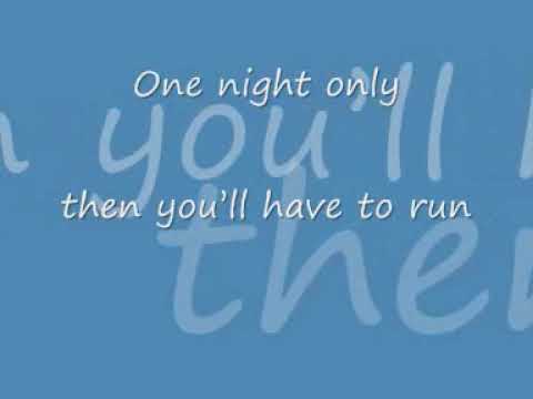 Jennifer Hudson one night only with lyrics