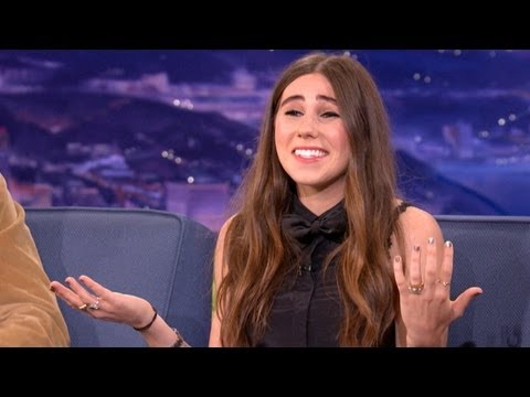 Zosia Mamet on Growing Up With David Mamet - CONAN on TBS