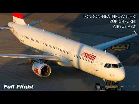 Swiss Full Flight | London Heathrow to Zurich | Airbus A321 ***With ATC***