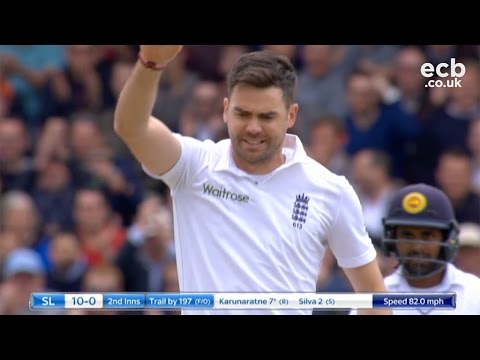 Watch James Anderson's 10 wickets against Sri Lanka