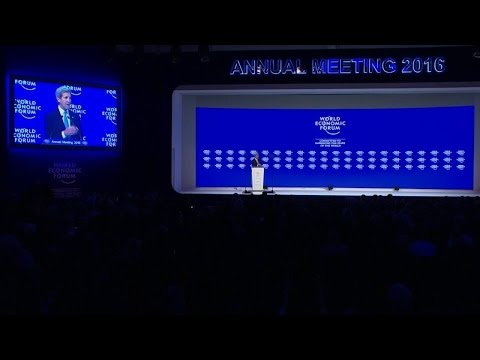 Secretary Kerry at the World Economic Forum in Davos, Switzerland