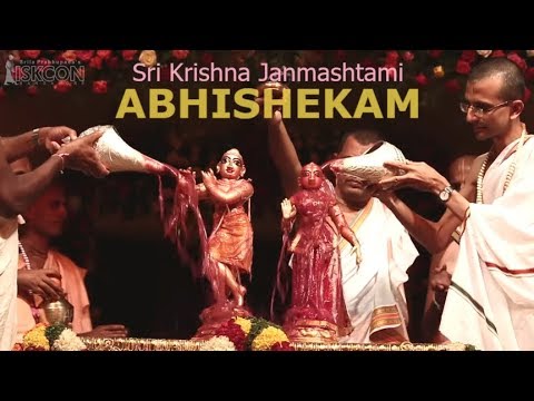 Krishna Janmashtami 2014 Abhisheka