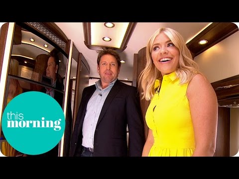 James Martin Takes Holly On A Tour Of His Very Swish Camper Van | This Morning