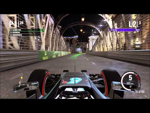 F1 2015 - Marina Bay Street Circuit | Singapore Grand Prix Gameplay (PC HD) [1080p]