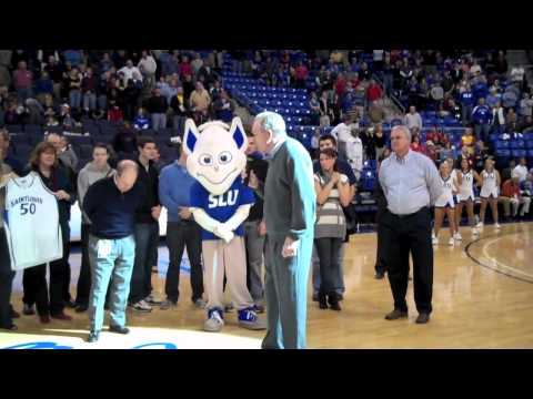 Ed Macauley halftime ceremony Nov. 27, 2010