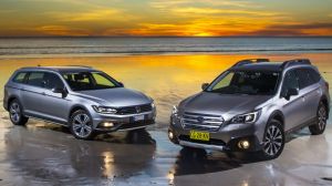 Subaru Outback v Volkswagen Passat Alltrack.