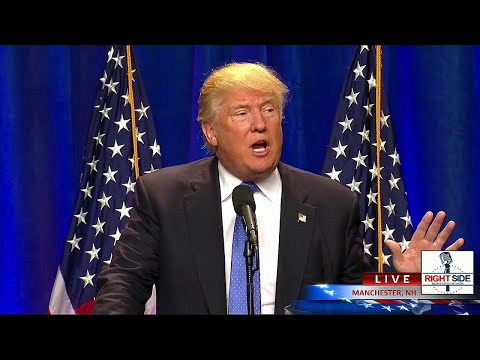 Donald Trump's Full Speech on National Security/Hillary Clinton in Manchester, NH (6-13-16)