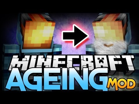 Minecraft Mod | AGEING MOD - "I'M GETTING OLDER!?" - Mod Showcase