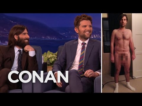 Adam Scott & Jason Schwartzman On Their Prosthetic Junk  - CONAN on TBS