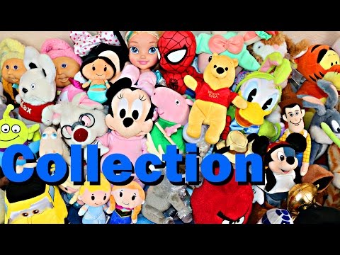 STUFFED ANIMAL PLUSH TOY COLLECTION ✪ Frozen Elsa Spiderman Disney Car Mickey Mouse Disney Princess