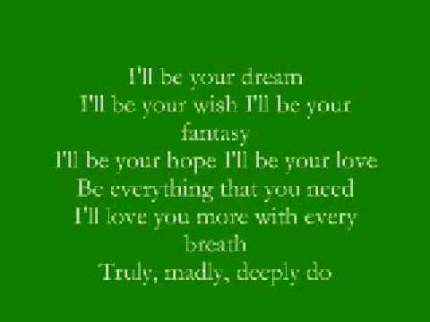 Truly, Madly, Deeply - Savage Garden With Lyrics