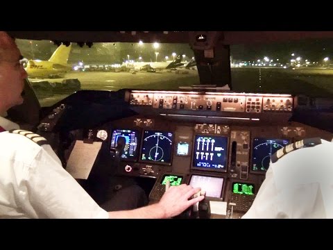 Boeing 747-400 Take-Off & Start-Up Hong Kong w/ ATC - KLM Cargo