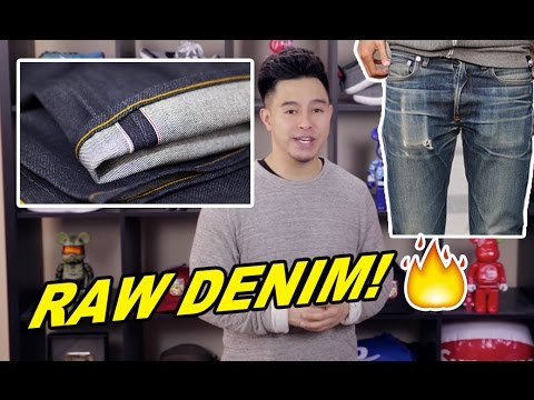 CLASSIC STYLE: RAW SELVEDGE DENIM JEANS AKA FIRE JEANS!