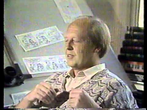 Jim Davis & Garfield the cat (Entertainment Tonight-1987)