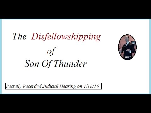 Disfellowshipping caught on tape. Jehovah's Witnesses Secretely Recorded Judicial Hearing.