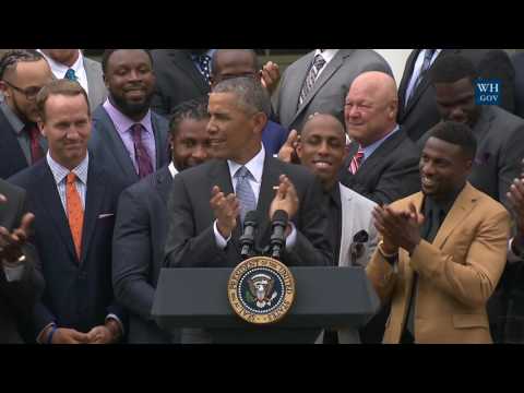 President Obama Honors the Super Bowl Champion Denver Broncos