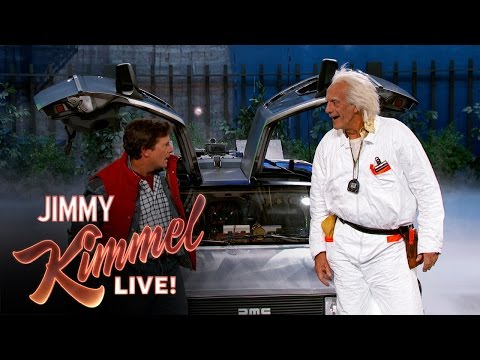 Marty McFly & Doc Brown Visit Jimmy Kimmel Live