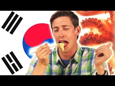 Americans Taste Exotic Asian Food