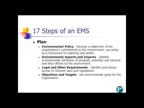 Intro to Environmental Management Systems (EMS)