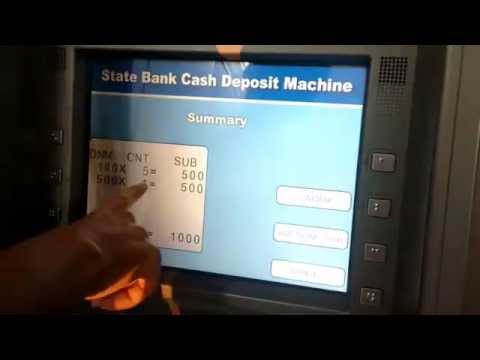 How to Deposit $Money without ATM/Debit Card in SBI Cash Deposit Machine - Cardless Deposit