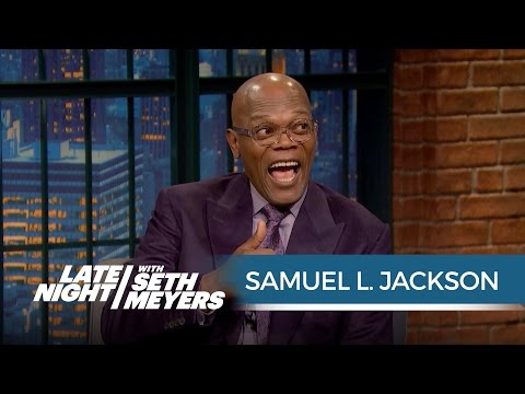 Samuel L. Jackson Finds Out He's in a Feud with Donald Trump - Late Night with Seth Meyers