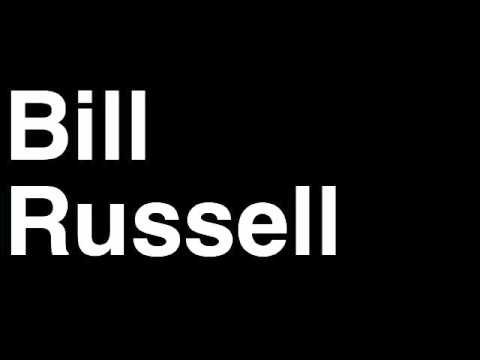 How to Pronounce Bill Russell Trophy NBA Basketball Award Ceremony Finals Most Valuable Player MVP