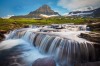 Logan Pass in Montana reveals mountains sculpted by glaciers into dramatic shapes.