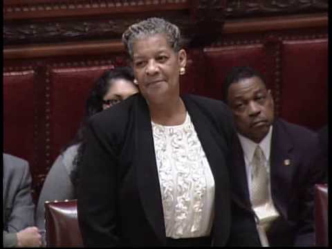 NYS Senator Ruth Hassell-Thompson speaks on the Marriage Equality Bill