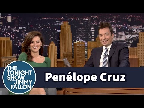 Penélope Cruz Styles Jimmy's Hair