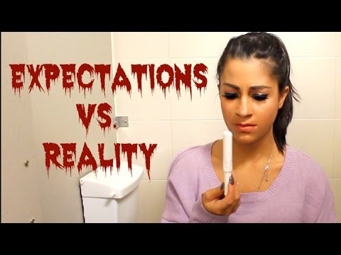 Being on Your Period EXPECTATIONS vs REALITY w/ Alessandra DeMartino