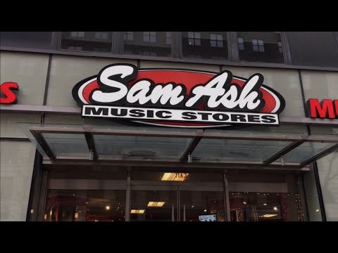 Visit Sam Ash Music Store New York City