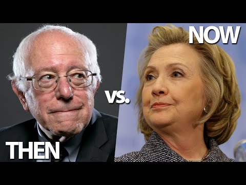 Bernie Sanders & Hillary Clinton Over The Years: Then vs. Now