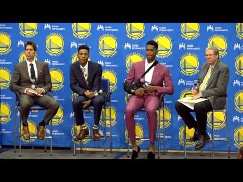 Warriors Introduce 2016 Draft Picks