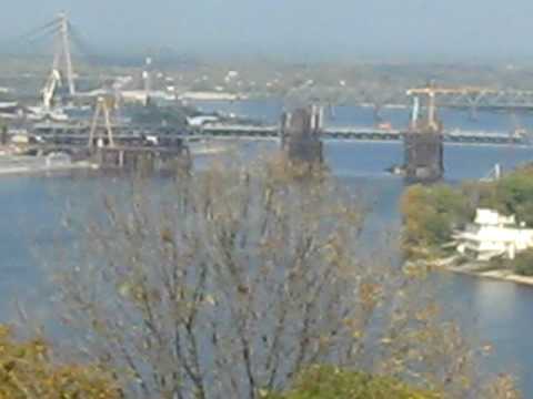 Panorama of Kiev, Ukraine and the Dnieper River