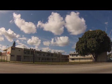 Carol City, Miami-Dade County, Florida - Drive through neighborhood streets