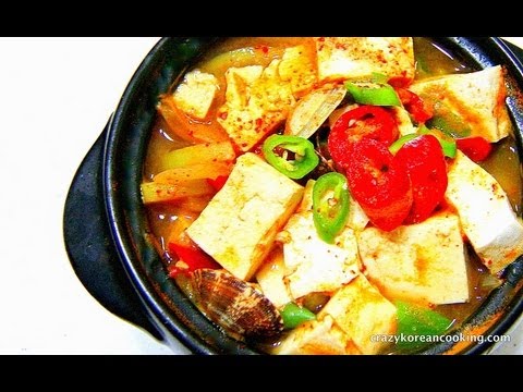 Doenjang Jjigae Recipe, Soy Bean Paste Stew, 된장찌개 (how to make Doenjang Jjigae)