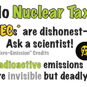 Speak Out! No Money for Nuclear Power in the Clean Energy Standards!!!