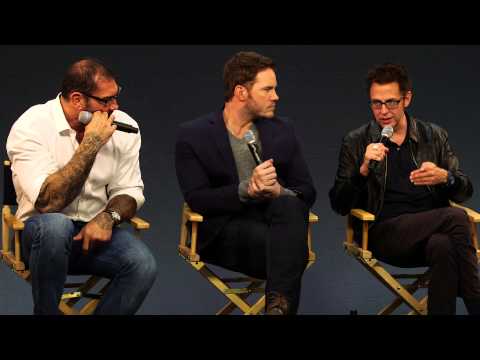 Guardians of the Galaxy Cast Interview with Chris Pratt, Dave Bautista and James Gunn