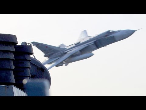 Russian Jets Buzz Over U.S. Navy Destroyer USS Donald Cook