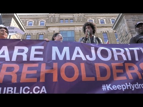 Hydro One Shareholder's rally