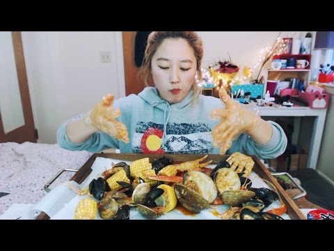 How to enjoy [Cajun Seafood Boil] at home !!